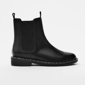 ZARA booties chelsea studded black kids size US 4.5